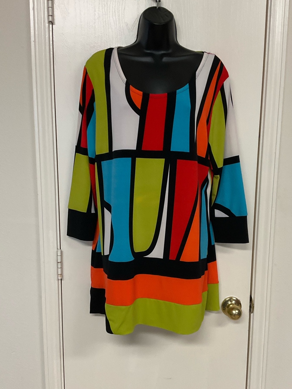 VENUE Geometric Tunic Multicolor XL Like New